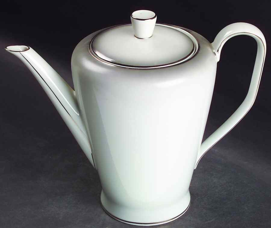 Elegance (Platinum Trim) Coffee Pot & Lid by Rosenthal - Continental-1