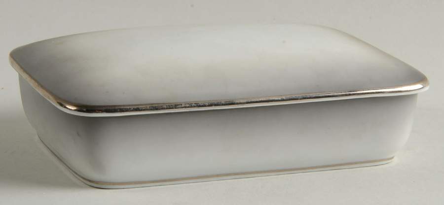 Elegance (Platinum Trim) Cigarette Box & Lid by Rosenthal - Continental-1