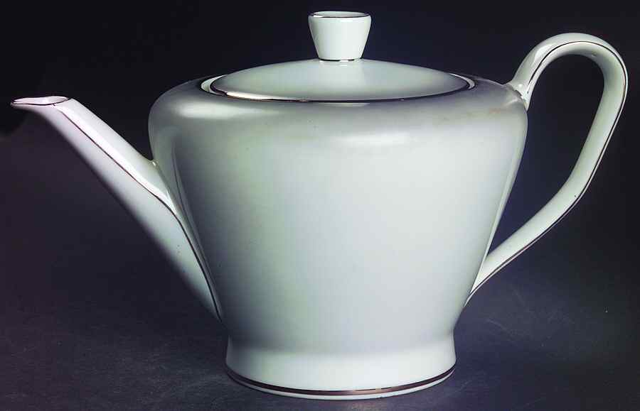 Elegance (Platinum Trim) Teapot & Lid by Rosenthal - Continental-1