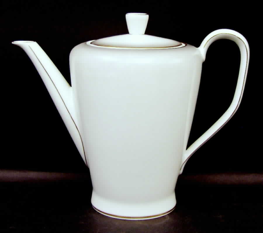 Elegance (Gold Trim) Coffee Pot & Lid by Rosenthal - Continental-1