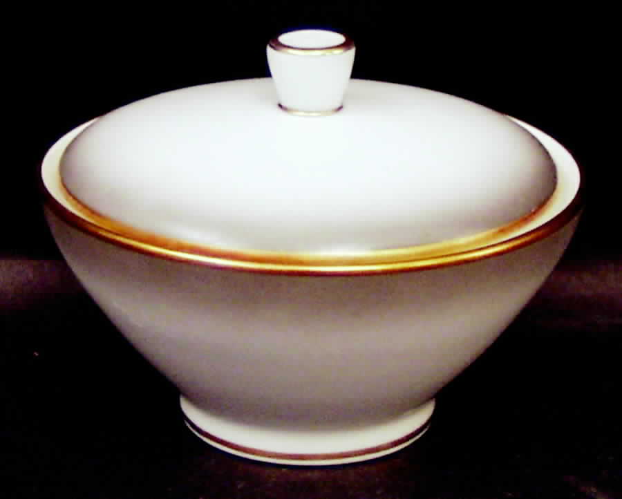Elegance (Gold Trim) Sugar Bowl & Lid by Rosenthal - Continental-1