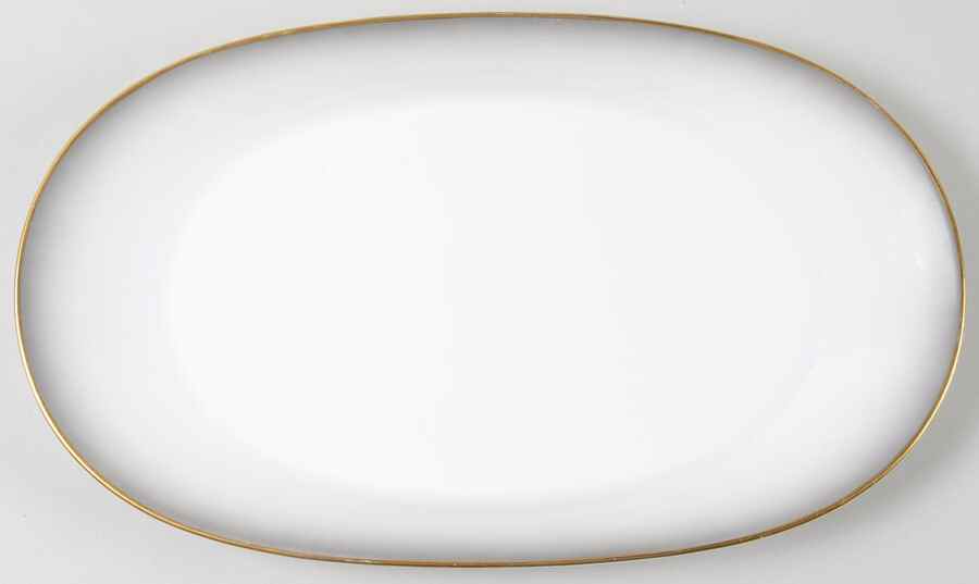 Elegance (Gold Trim) 13" Oval Serving Platter by Rosenthal - Continental-1