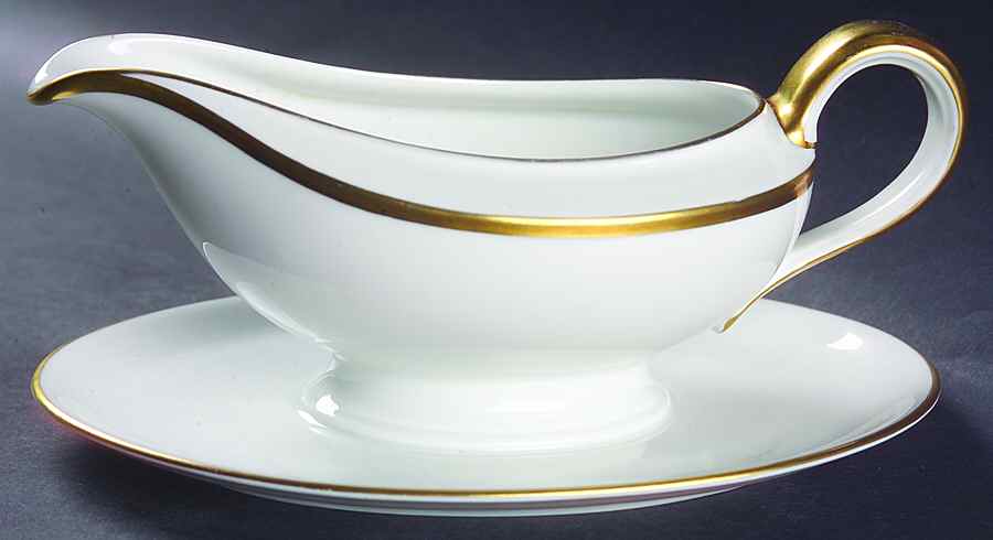 Elegante Gravy Boat with Attached Underplate by Rosenthal - Continental-1