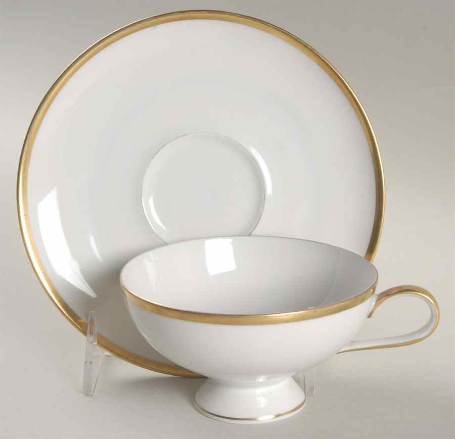 Elegante Footed Cup & Saucer Set by Rosenthal - Continental-1