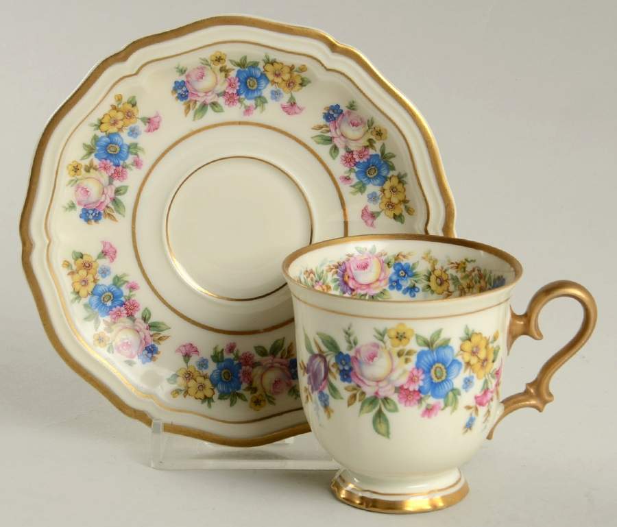 Ellice Footed Demitasse Cup & Saucer Set by Rosenthal - Continental-1