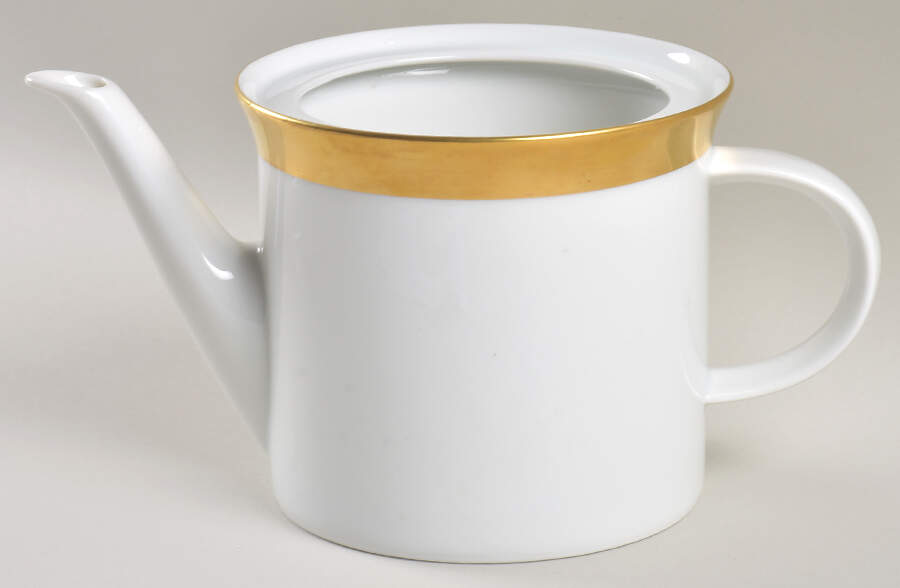 Elvira (White Background) Teapot No Lid by Rosenthal - Continental-1