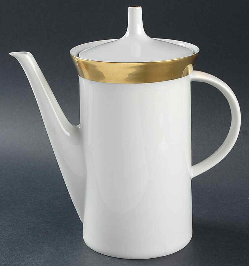 Elvira (White Background) Coffee Pot & Lid by Rosenthal - Continental-1