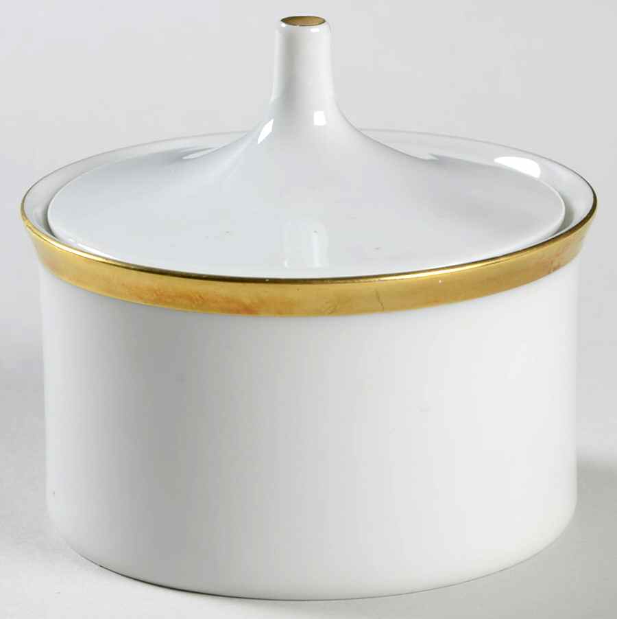Elvira (White Background) Sugar Bowl & Lid by Rosenthal - Continental-1