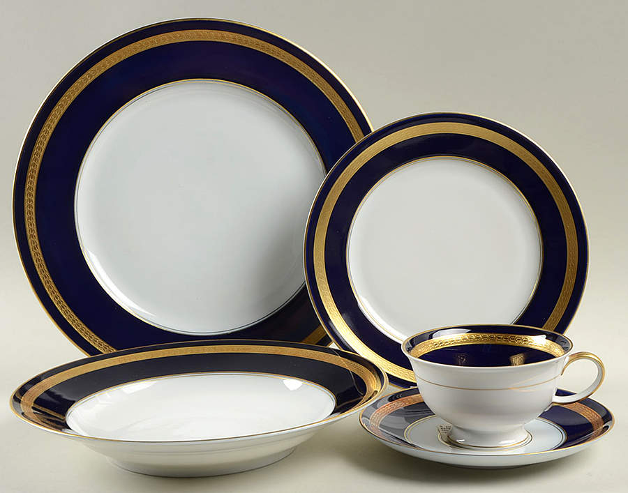 Eminence Cobalt Blue 5 Piece Place Setting by Rosenthal - Continental-1