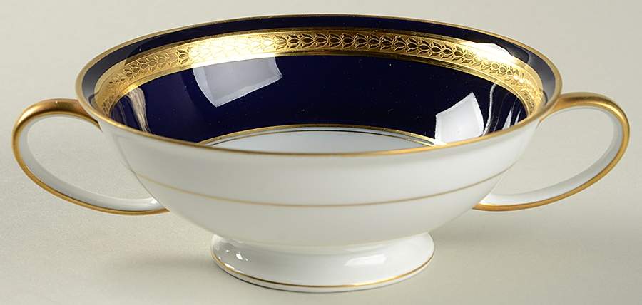 Eminence Cobalt Blue Footed Cream Soup Bowl by Rosenthal - Continental-1