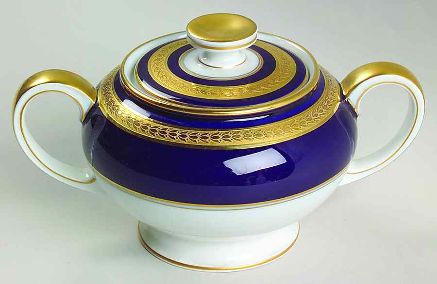 Eminence Cobalt Blue Sugar Bowl & Lid by Rosenthal - Continental-1