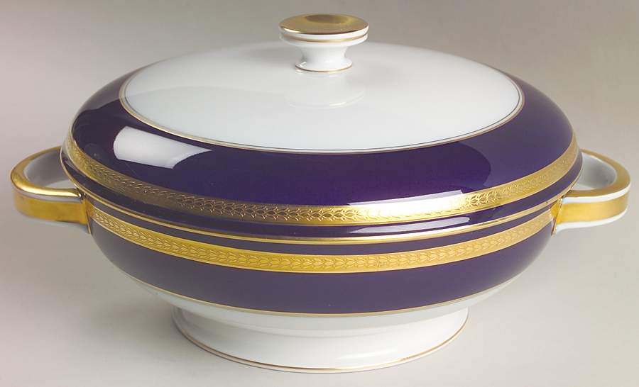 Eminence Cobalt Blue Round Covered Vegetable by Rosenthal - Continental-1