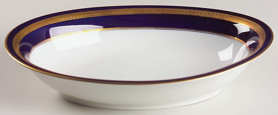 Eminence Cobalt Blue 10" Oval Vegetable Bowl by Rosenthal - Continental-1