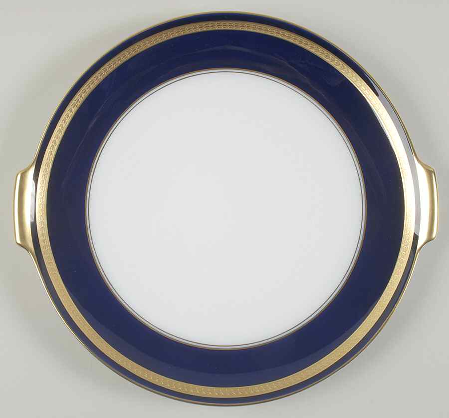 Eminence Cobalt Blue Handled Cake Plate by Rosenthal - Continental-1