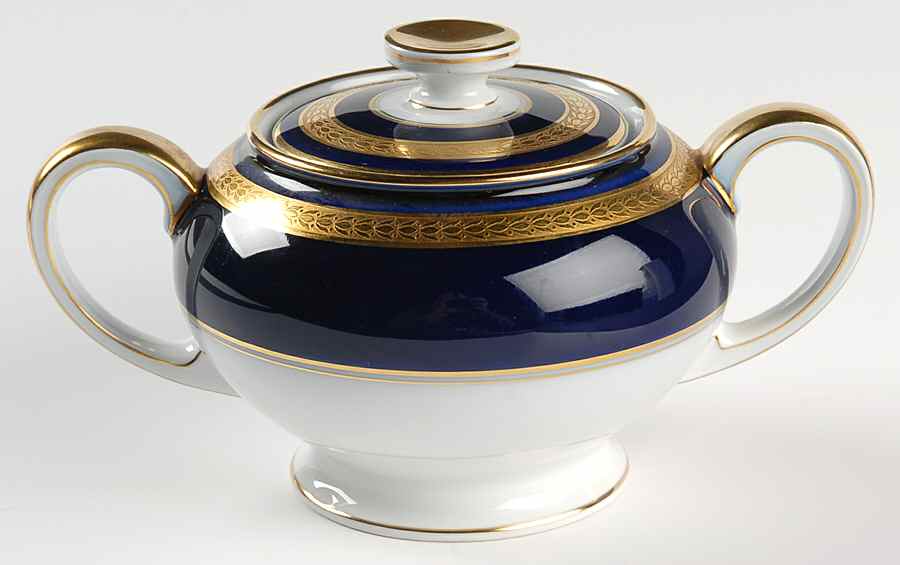 Eminence Cobalt Blue Sugar Bowl & Lid by Rosenthal - Continental-1