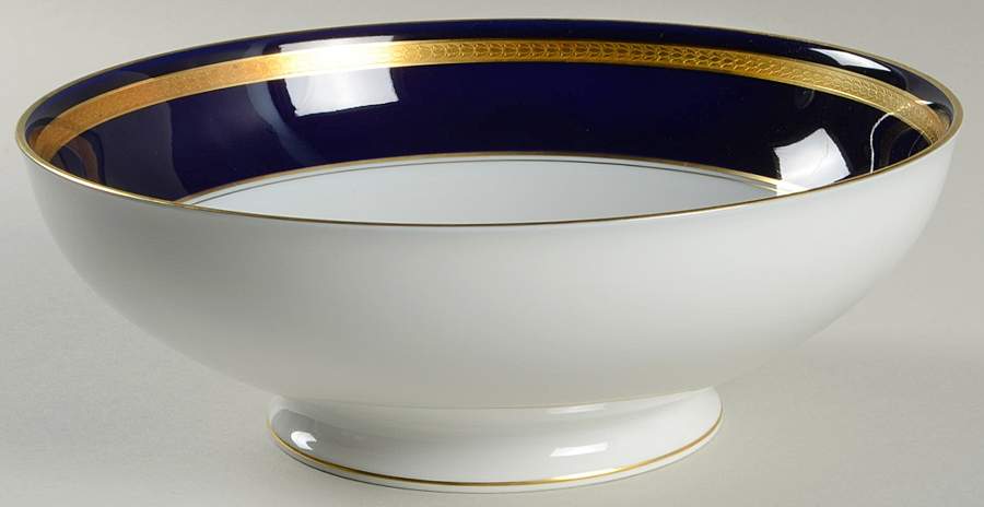 Eminence Cobalt Blue 9" Round Vegetable Bowl by Rosenthal - Continental-1