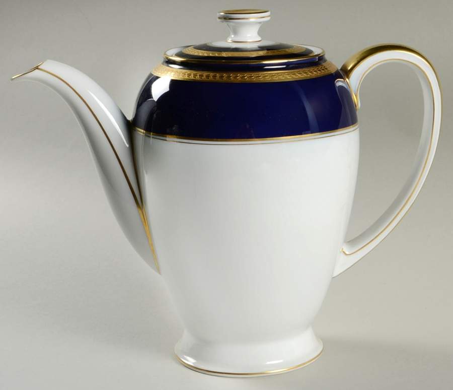 Eminence Cobalt Blue Coffee Pot & Lid by Rosenthal - Continental-1