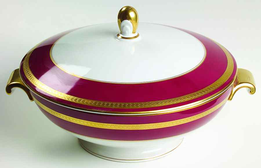Eminence Maroon Round Covered Vegetable by Rosenthal - Continental-1