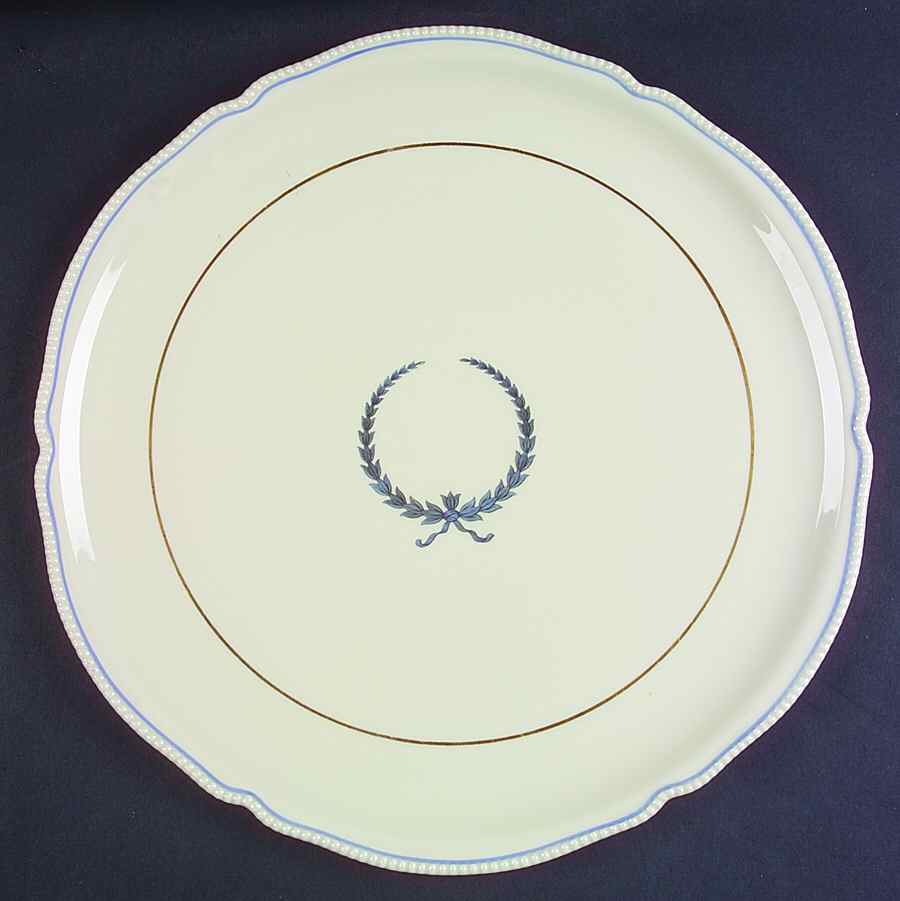 Empire (Blue Wreath, Ivory) 12" Chop Plate (Round Platter) by Rosenthal - Continental-1