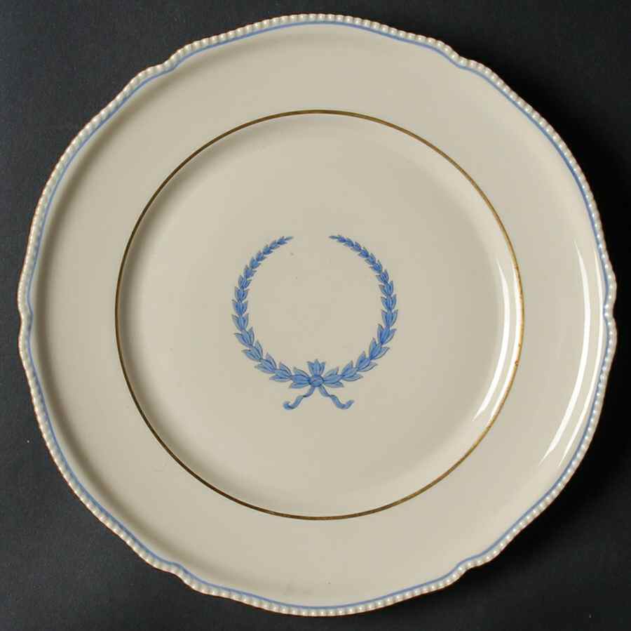 Empire (Blue Wreath, Ivory) Luncheon Plate by Rosenthal - Continental-1