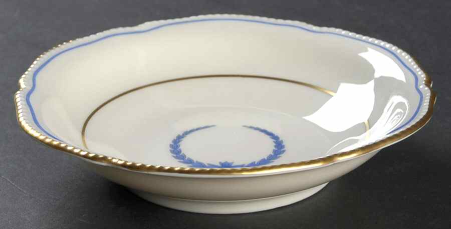Empire (Blue Wreath, Ivory) Fruit/Dessert (Sauce) Bowl by Rosenthal - Continental-1