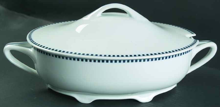 Empire (Blue Squares) Tureen &  Lid by Rosenthal - Continental-1