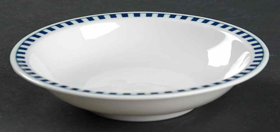 Empire (Blue Squares) Rim Fruit/Dessert (Sauce) Bowl by Rosenthal - Continental-1