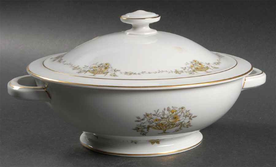 Empire (Basket of Flowers) Round Covered Vegetable by Rosenthal - Continental-1