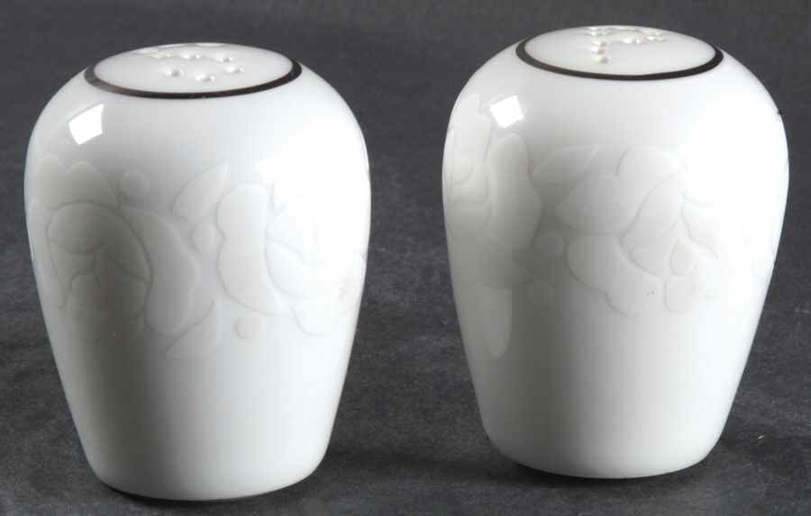 Ermine Individual Salt & Pepper Set by Rosenthal - Continental-1