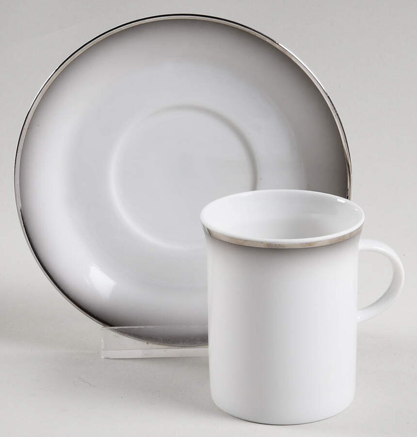 Evensong Flat Demitasse Cup & Saucer Set by Rosenthal - Continental-1