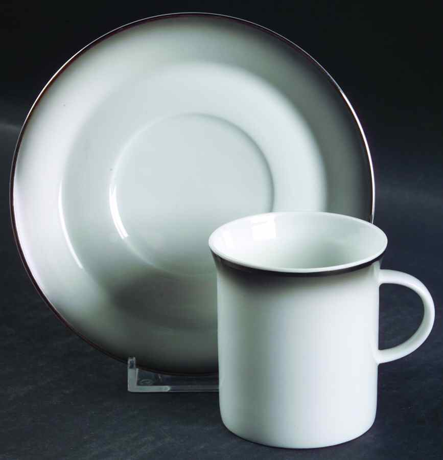 Evensong Flat Demitasse Cup & Saucer Set by Rosenthal - Continental-1