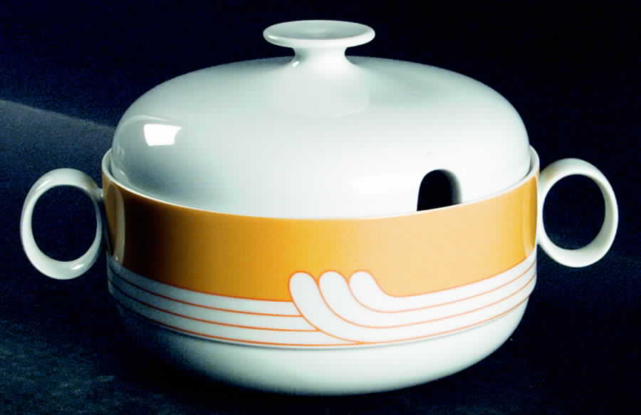 Exotic Yellow Round Covered Vegetable by Rosenthal - Continental-1