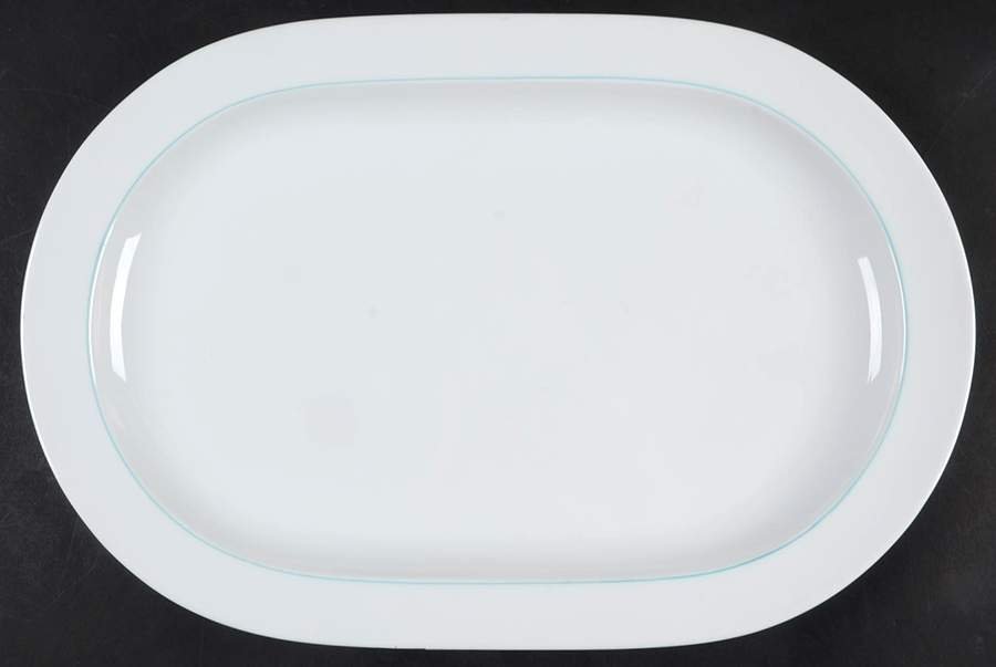Exotic Green 15" Oval Serving Platter by Rosenthal - Continental-1
