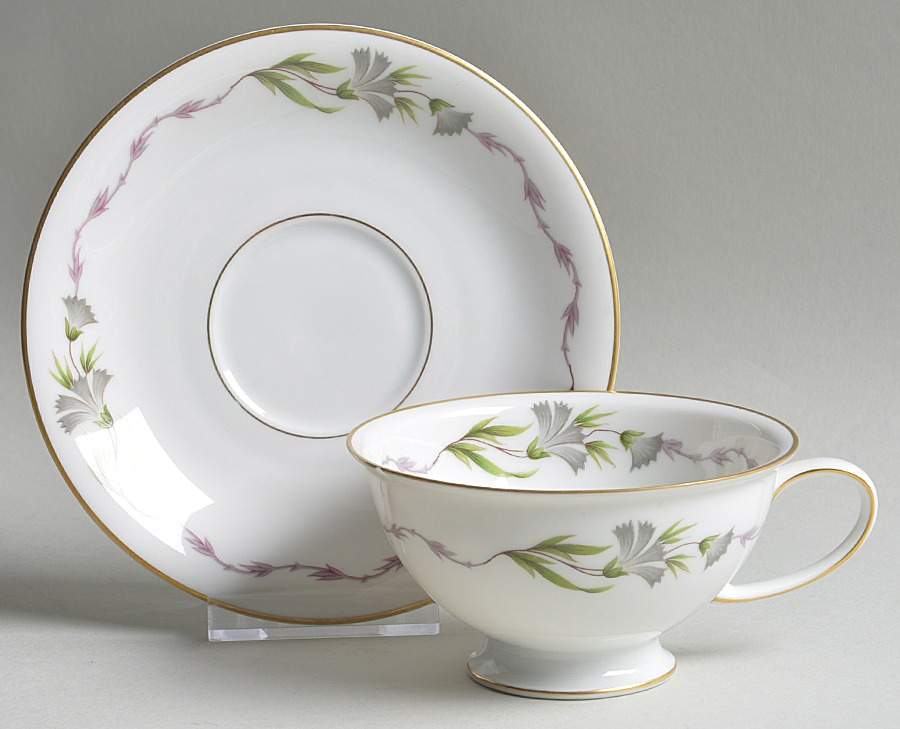 Fantasia Footed Cup & Saucer Set by Rosenthal - Continental-1
