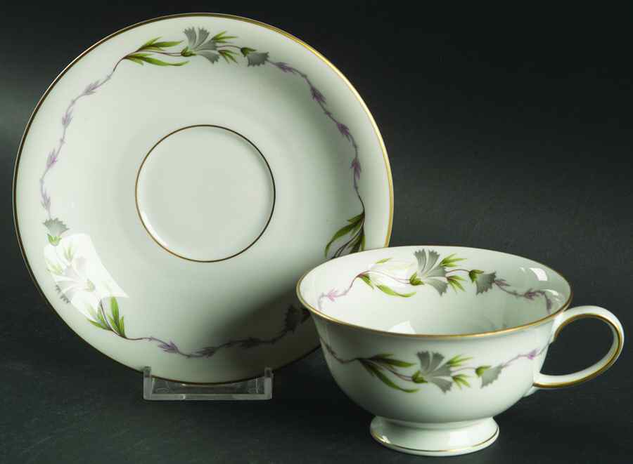 Fantasia Footed Cup & Saucer Set by Rosenthal - Continental-1