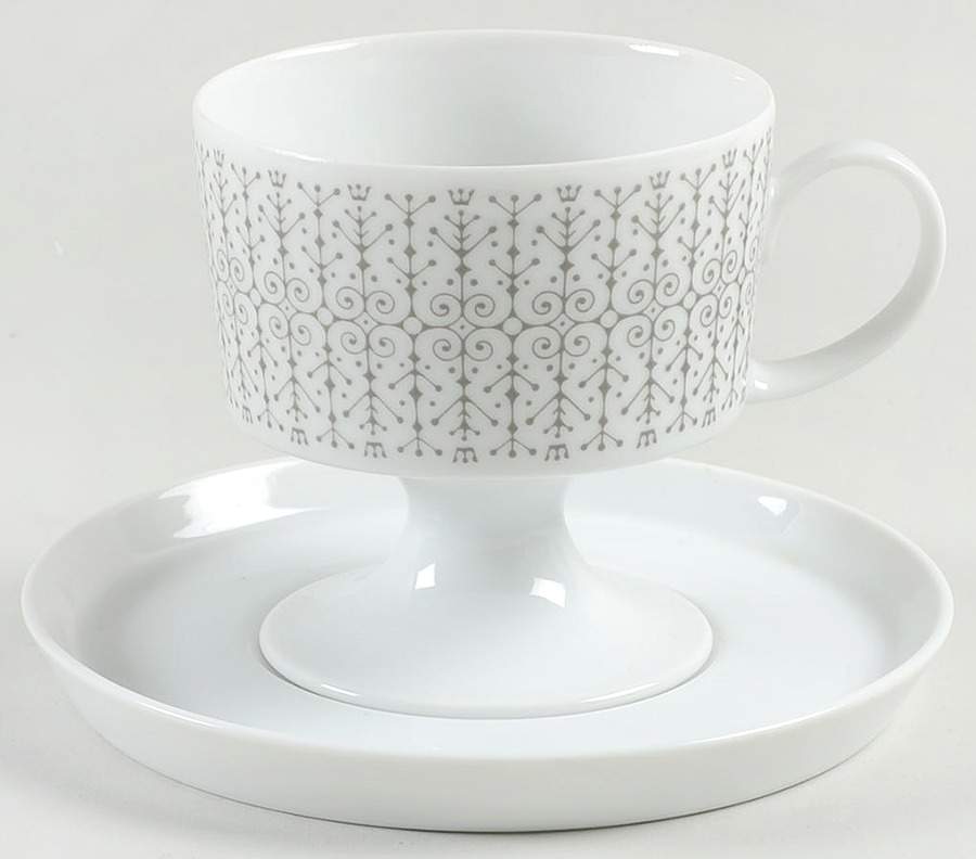 Filigree Footed Cup & Saucer Set by Rosenthal - Continental-1