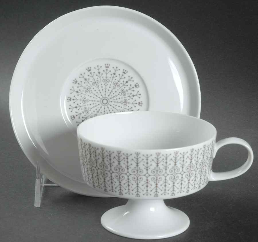 Filigree Footed Cup & Saucer Set by Rosenthal - Continental-1