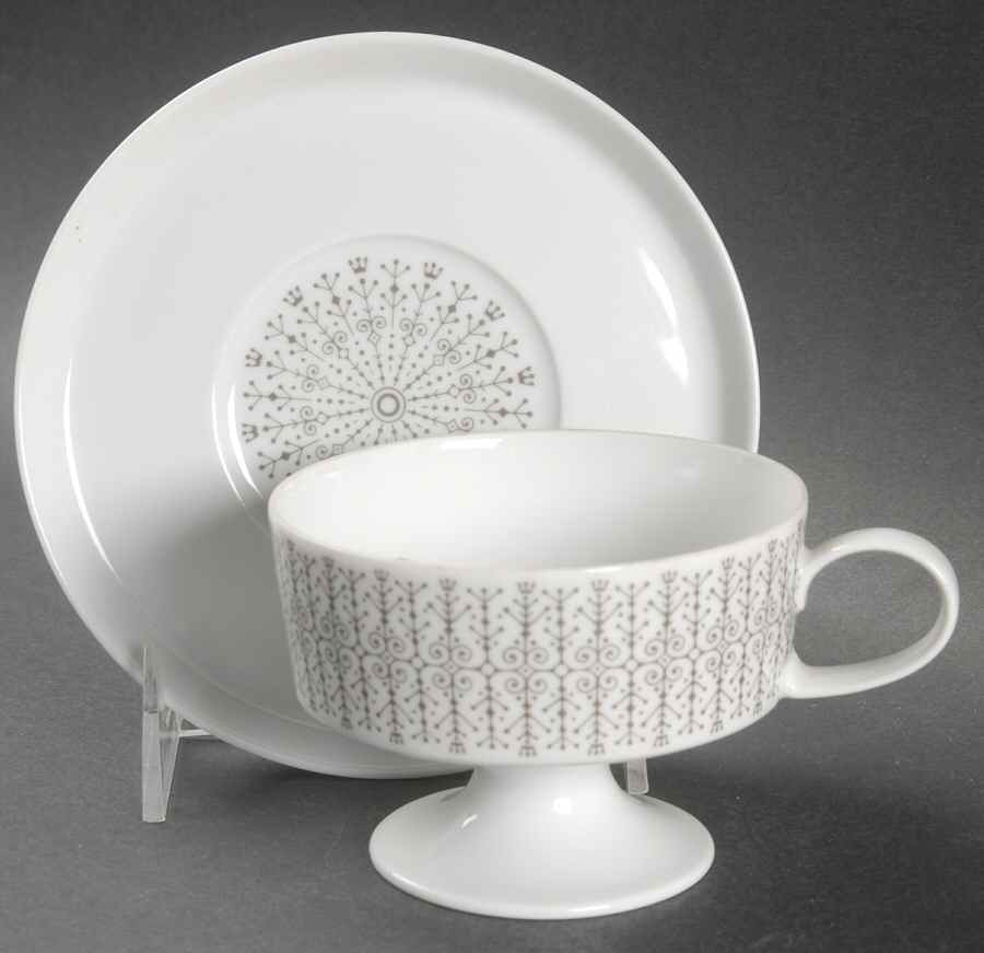 Filigree Footed Cup & Saucer Set by Rosenthal - Continental-1