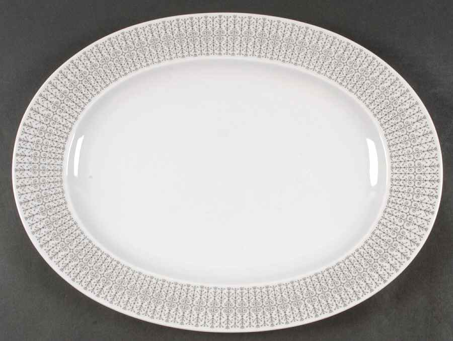 Filigree 15" Oval Serving Platter by Rosenthal - Continental-1
