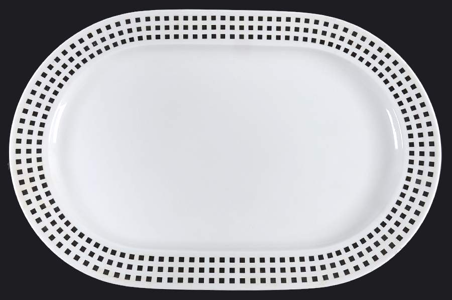 Finestra 15" Oval Serving Platter by Rosenthal - Continental-1