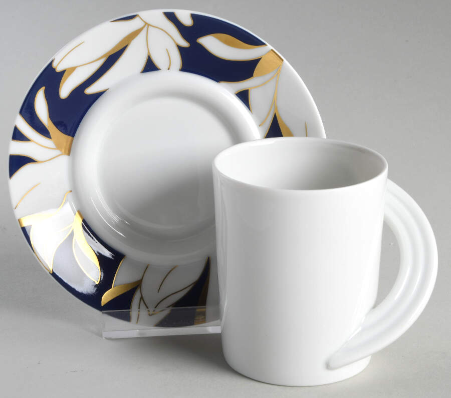 Fiorella Flat Demitasse Cup & Saucer Set by Rosenthal - Continental-1
