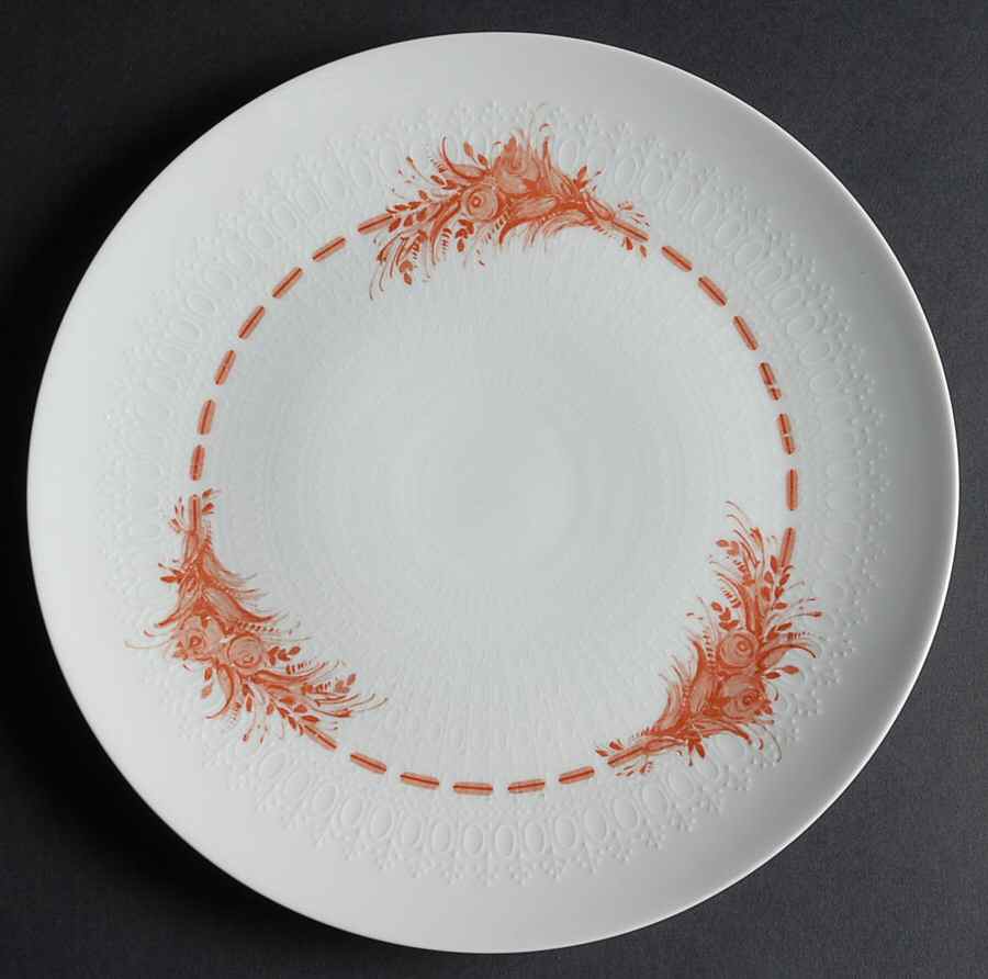 Flame Large Dinner Plate by Rosenthal - Continental-1