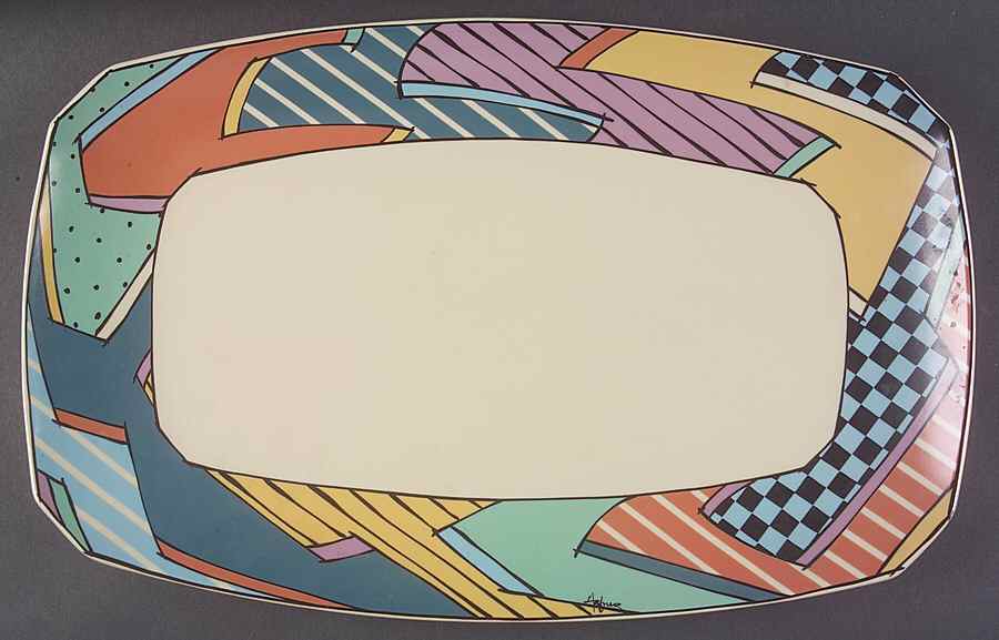 Flash 17" Oval Serving Platter by Rosenthal - Continental-1