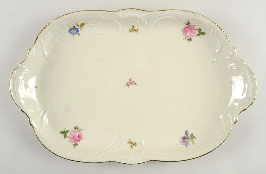 Flower Bed 15" Oval Serving Platter by Rosenthal - Continental-1
