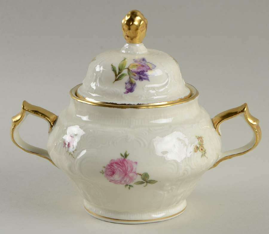 Flower Bed Sugar Bowl & Lid by Rosenthal - Continental-1