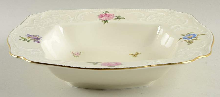 Flower Bed 9" Square Vegetable Bowl by Rosenthal - Continental-1