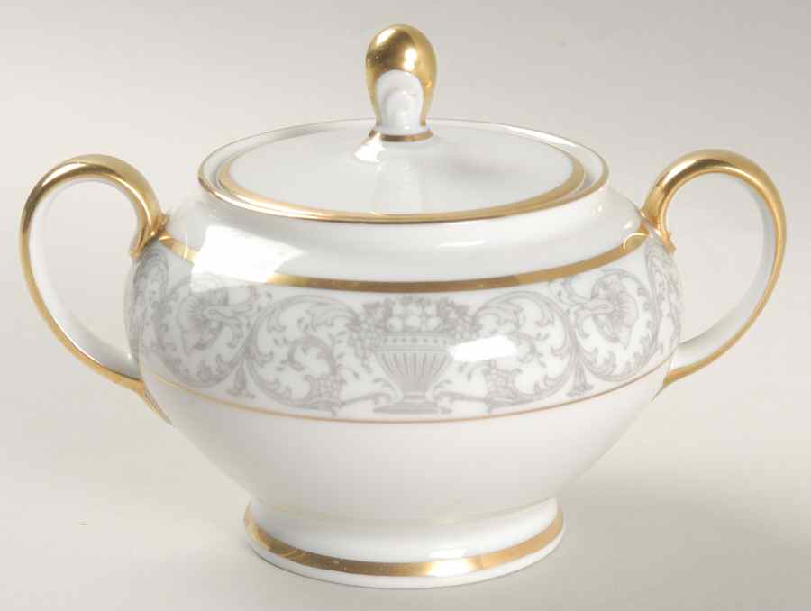 Florentine Gold (Aida) Sugar Bowl & Lid by Rosenthal - Continental-1
