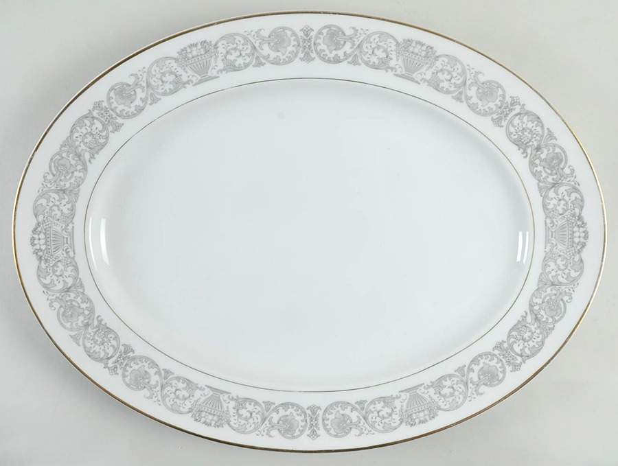 Florentine Gold (Aida) 18" Oval Serving Platter by Rosenthal - Continental-1
