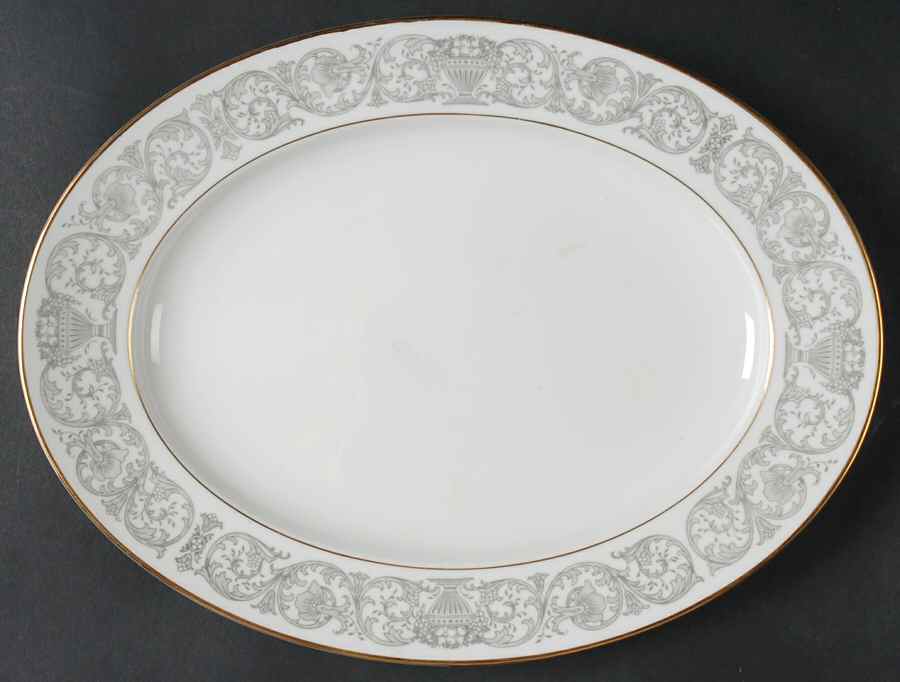 Florentine Gold (Aida) 12" Oval Serving Platter by Rosenthal - Continental-1