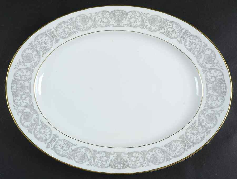 Florentine Gold (Aida) 14" Oval Serving Platter by Rosenthal - Continental-1